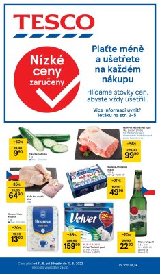 akční leták Tesco 11.5.2022-17.5.2022