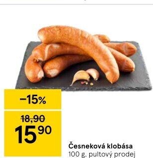 Česneková klobása