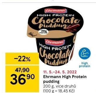 Dezert pudink High protein Ehrmann