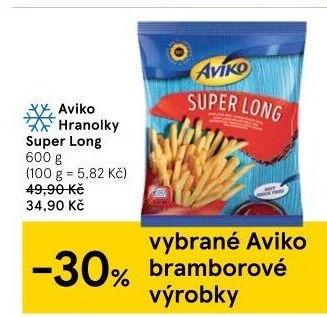 Hranolky mražené Super Long Aviko