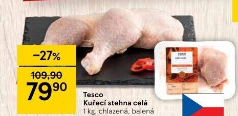 Kuřecí stehna Tesco