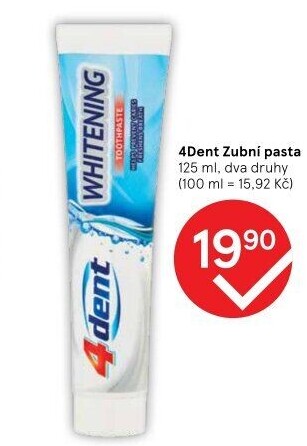 Pasta na zuby 4Dent
