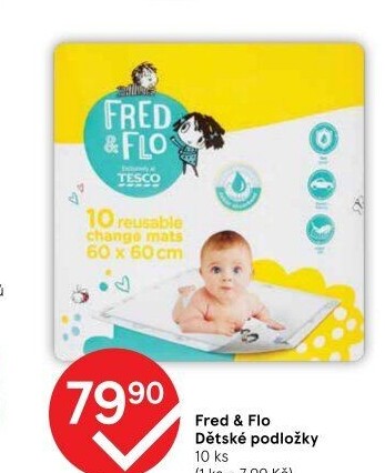 Přebalovací podložky Fred&amp