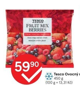 Směs ovoce mražená Tesco