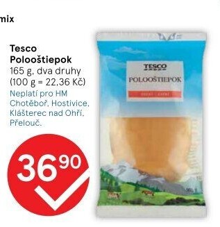 Sýr Polooštěpek Tesco