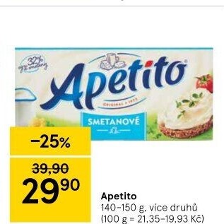 Sýr tavený Apetito