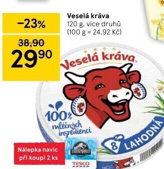 Sýr tavený Veselá kráva