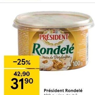 Sýr termizovaný Rondelé President