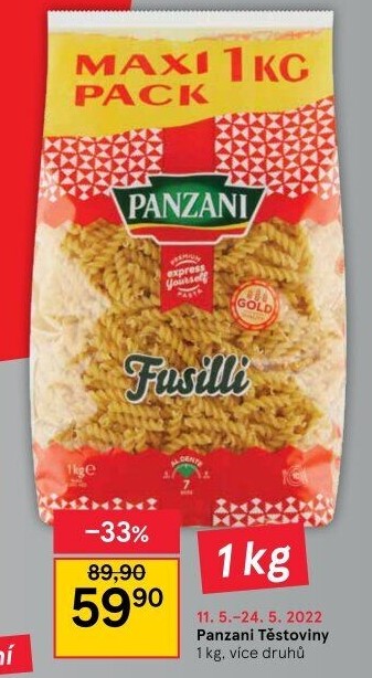 Těstoviny Panzani