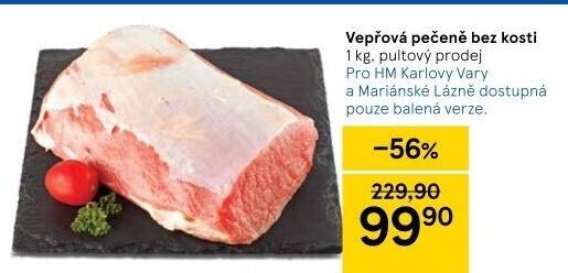 Vepřová pečeně bez kosti