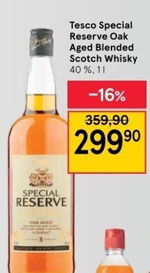 Whisky Special Scotch Tesco