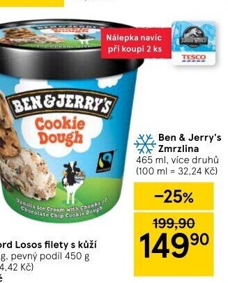 Zmrzlina v kelímku Ben&amp