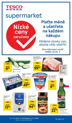 akční leták Tesco 11.5.2022-17.5.2022