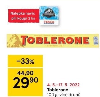 Čokoláda Toblerone