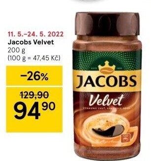 Instantní káva Jacobs Velvet