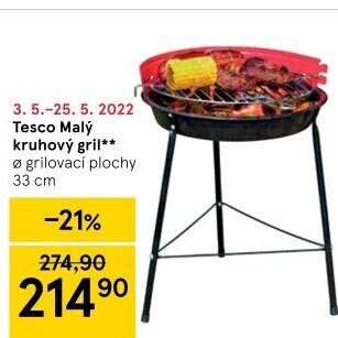 Kulatý gril Tesco