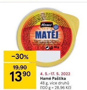 Paštiky Hamé