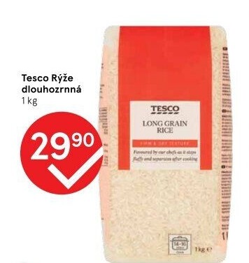 Rýže dlouhozrnná Tesco