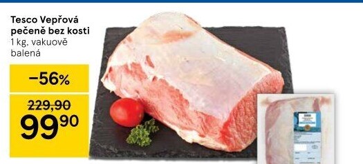 Vepřová pečeně bez kosti Tesco