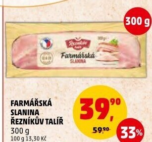 Farmářská slanina Řezníkův talíř