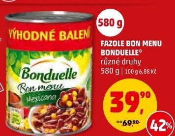 Fazole Bon Menu Bonduelle