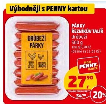 Párky drůbeží