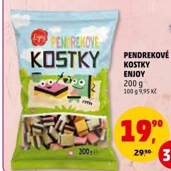 Pendrekové kostky Enjoy