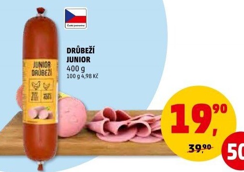 Salám drůbeží Junior