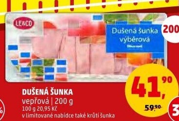 Šunka vepřová dušená LE&amp