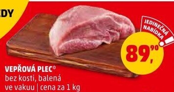 Vepřová plec bez kosti