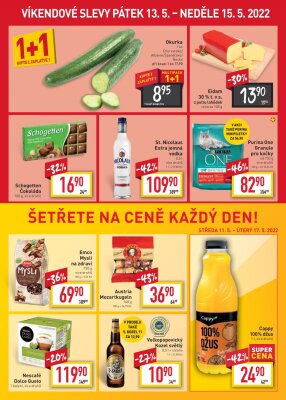 akční leták BILLA 11.5.2022-17.5.2022