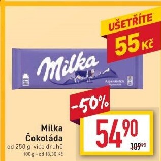 Čokoláda Milka