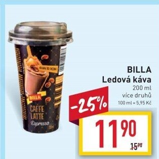 Ledová káva Billa