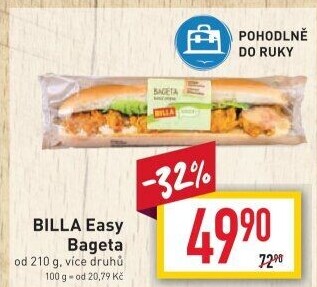 Obložená bageta Easy Billa