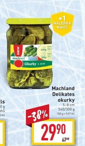 Okurky delikates Machland