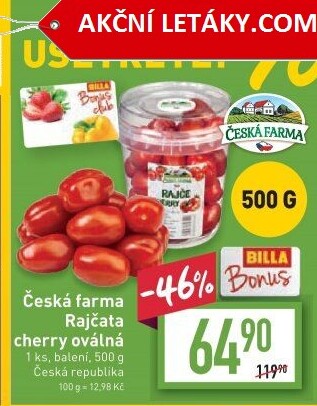 Rajčata cherry Česká farma