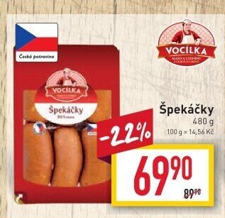 Špekáčky Vocílka