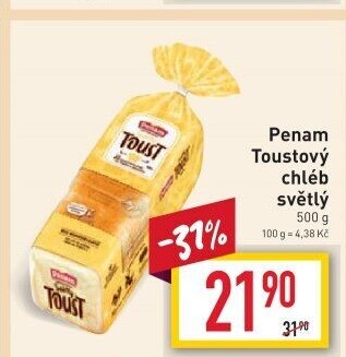 Toustový chléb Penam