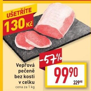 Vepřová pečeně bez kosti