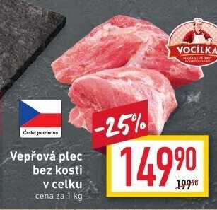 Vepřová plec bez kosti Vocílka