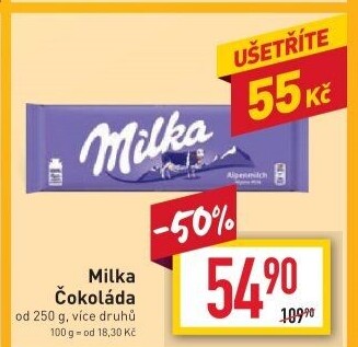 Čokoláda Milka