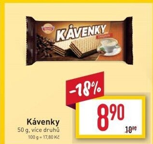 Oplatky Kávenky Sedita