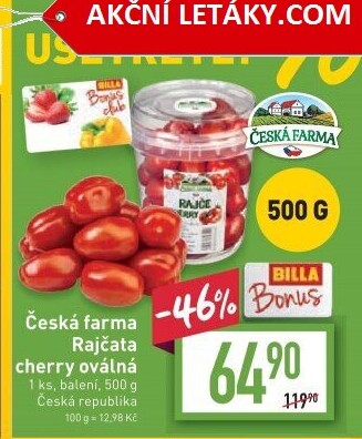 Rajčata cherry Česká farma