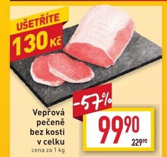 Vepřová pečeně bez kosti