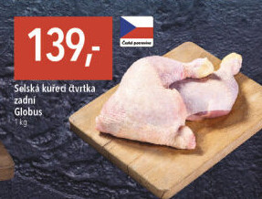 Selská kuřecí čtvrtky Globus