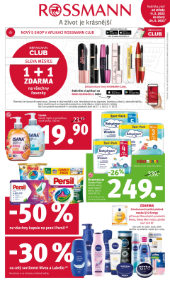 akční leták ROSSMANN drogerie 11.5.2022-24.5.2022