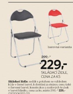 SKLÁDACÍ ŽIDLE