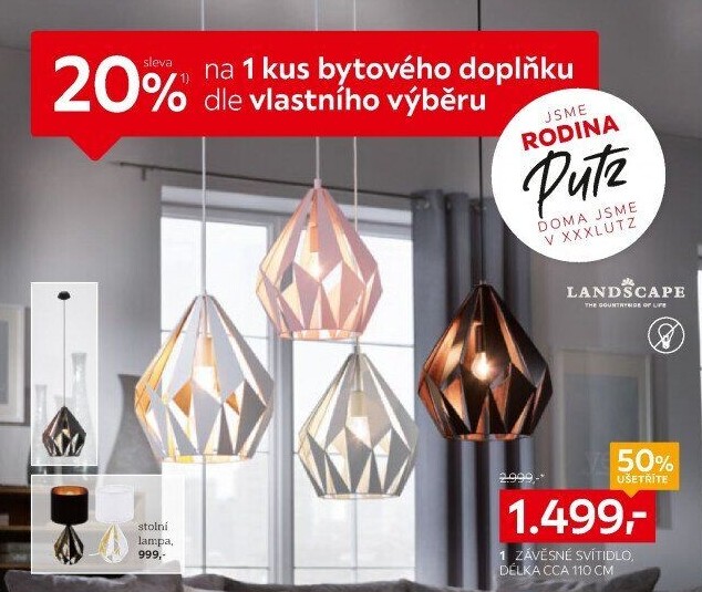 ZÁVĚSNÉ SVÍTIDLO
