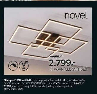 STROPNÍ LED SVÍTIDLO