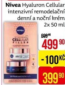 Balení krém denní a noční remodelační Hyaluron Cellular Filler Nivea